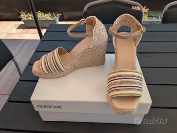 Sandali con zeppe GEOX nuovi n. 38
