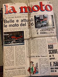 RACCOLTA 11 NUMERI “ LA MOTO” ANNO 1976