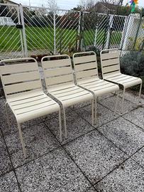 4 sedie da esterno