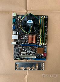 Scheda madre ASUS P5KPL-AM SE + E5300 + 4GB DDR2
