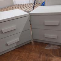 Comodini, specchio, comò e armadio 6 ante