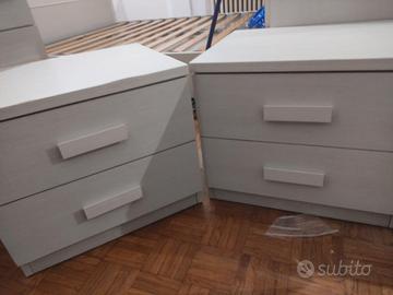 Comodini, specchio, comò e armadio 6 ante