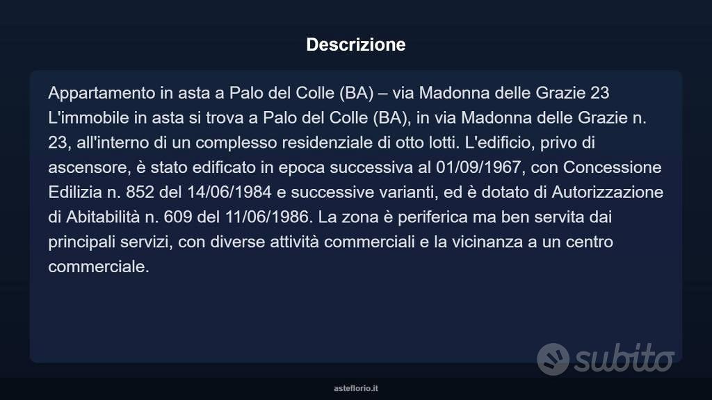 Appartamento – Palo del Colle, Bari - Vista 3