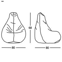 Poltrona Sacco Zanotta Maxi