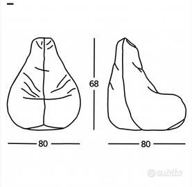 Poltrona Sacco Zanotta Maxi