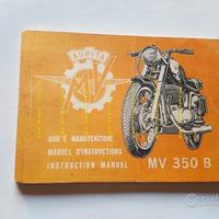 MV Agusta 350 B Sport-Turismo 1971 manuale uso