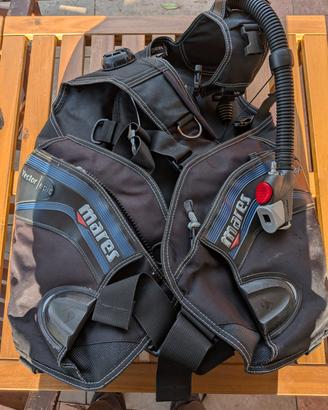 Equipaggiamento scuba per 2 GAV+pinne + sacca