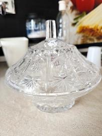 Centro tavola in cristallo 