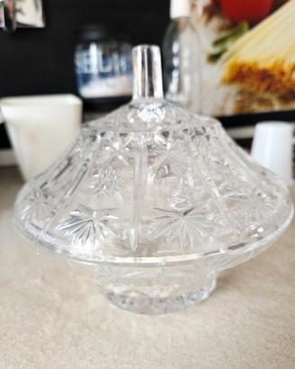 Centro tavola in cristallo 