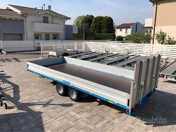 Rimorchio per auto barthau basculante + rampa 35q