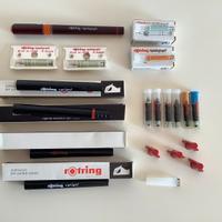 Penne a china rotring rapidograph e variant
