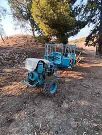 Motozappa con carrello