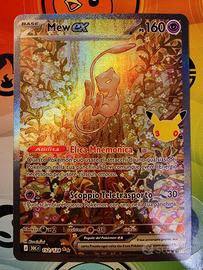 Mew ex 152/128 30° Anniversario Pokémon ITA NM