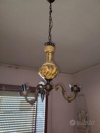 lampadario vintage retrò 