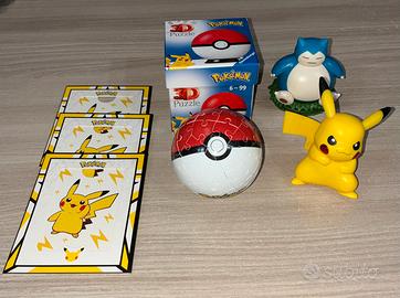 Vari oggetti pokemon