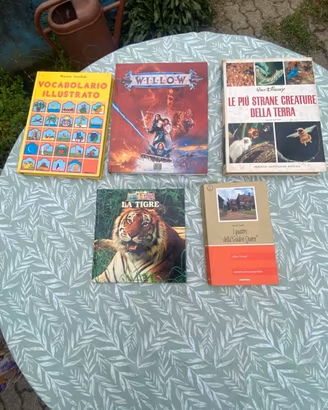 Lotto 5 libri ragazzi e natura vintage - Willow, V