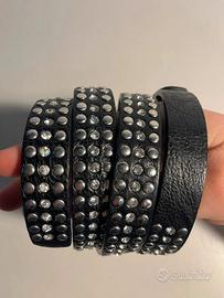 Cintura da donna con borchie e brillanti