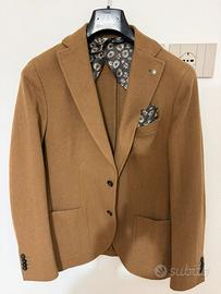 Giacca Manuel Ritz uomo in lana color cammello