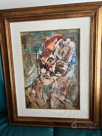 Quadro Dipinto ad Olio Astratto/Espressionista