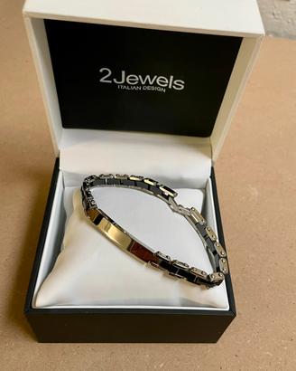 Bracciale uomo 2Jewels in acciaio