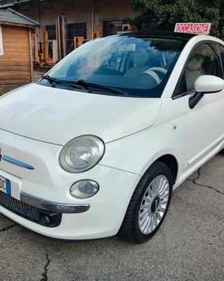 Fiat 500 S&S 1.2 Lounge, 69 cv, TETTO PANORAMICO, 