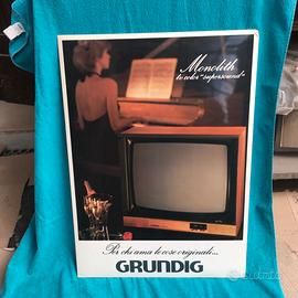 Grundig Pubblicità cartonata vedi foto