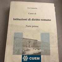 Istituzioni di diritto romano Eva Cantarella 1 e 2