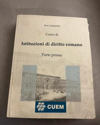 Istituzioni di diritto romano Eva Cantarella 1 e 2