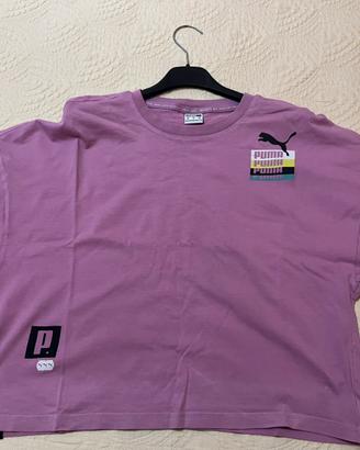Maglietta puma rosa