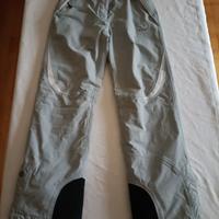Pantaloni donna sci SALEWA grigio chiaro 