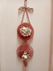 Decorazioni da appendere con fiori ceramica 
