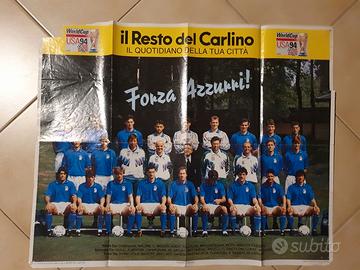 Poster Italia nazionale calcio Usa 1994