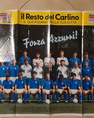 Poster Italia nazionale calcio Usa 1994