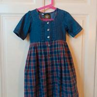 Dirndl originale Hammerschmid - denim e fantasia