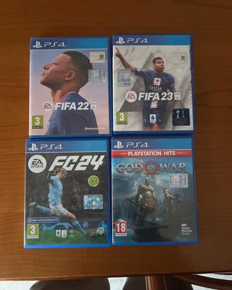 Giochi ps4 (FIFA22/FIFA23/FIFA24/GOD OF WAR