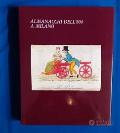almanacchi dell'800 a  milano