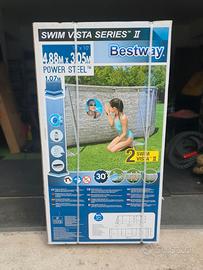 BESTWAY Piscina fuori terra ovale 488x305x107