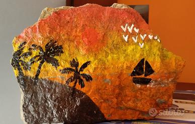 paesaggio di mare .dipinto.