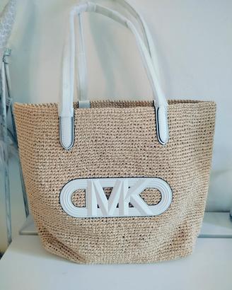 Borsa Eliza in paglia Michael Kors 