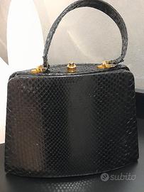 Borsa Vintage Retrò anni 60 Vera Pelle Rettile 