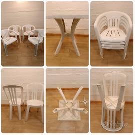 Tavolo + 6 Sedie = EURO 95 set da  giardino