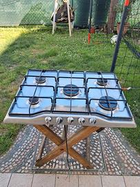 Piano cottura 5 fuochi 