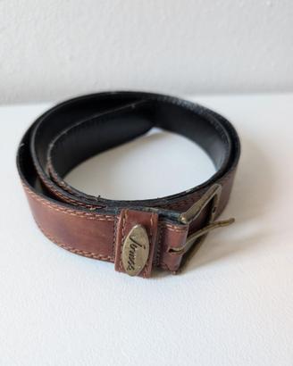 Cintura Vintage Jomsa Marrone con Fibbia