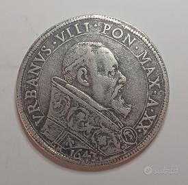 Stato Pontificio, 1 Piastra, 1643, Moneta