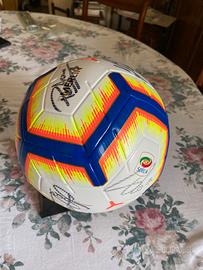 Pallone Nike Merlin Serie A  Autografato Lazio
