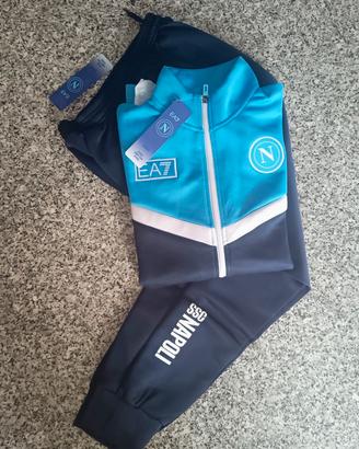 Tuta SSC Napoli 2025-26 Azzurra. Taglia XL