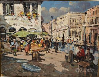 Vincenzo Aprile– Dipinto olio tela su cartone