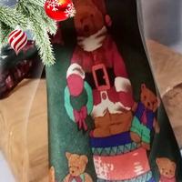 CRAVATTA DA COLLEZIONE  ORSETTO BABBO NATALE