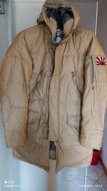 Giubbotto Kejo tg.L in piuma d'oca colore beige 