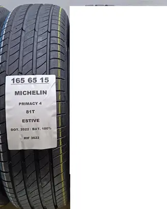 2 GOMME 165 65 15 MICHELIN 100% RIF3622